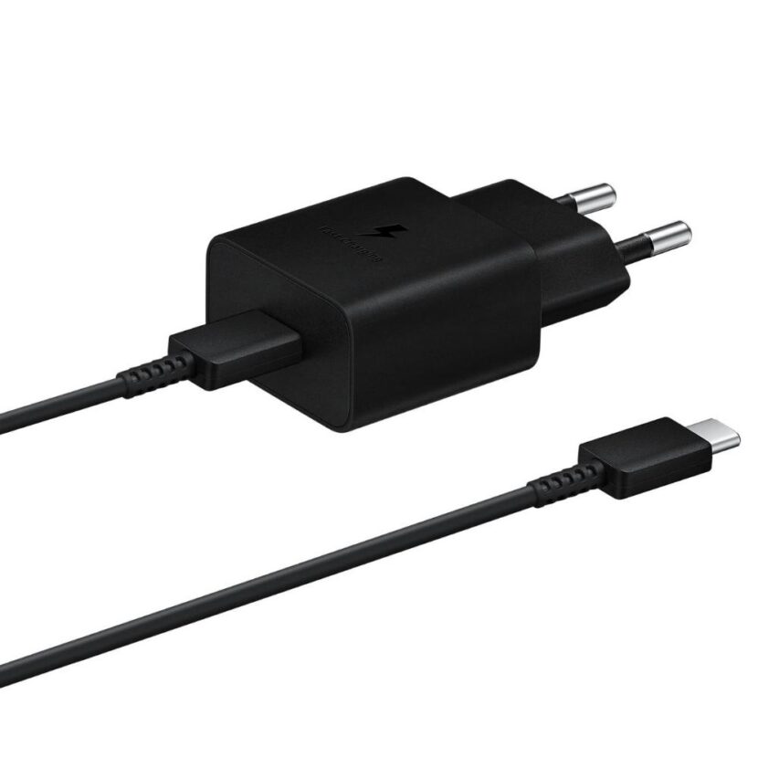 Samsung Φορτιστής με Θύρα USB-C και Καλώδιο USB-C 15W Power Delivery