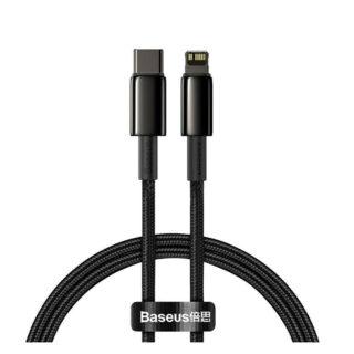 Baseus Type-C - Lightning Tungsten Gold Fast charging cable PD 20W 1m Black