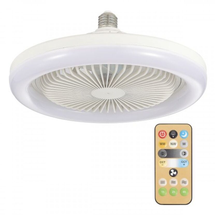 Ανεμιστήρας Οροφής E27 με φως LED 30W Λευκός - 6783 Spotlight