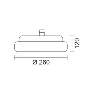 Ανεμιστήρας Οροφής E27 με φως LED 30W Λευκός - 6783 Spotlight