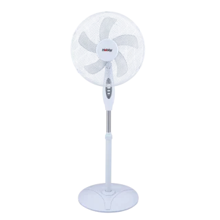 Ανεμιστήρας Ορθοστάτης HSF-80623 Hobby 40εκ Λευκός 5 φτερά