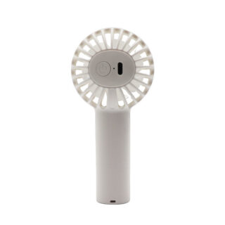 Ανεμιστήρας Mini Χειρός PRMF-80689 Primo 2.5'' 6cm Λευκός με USB Επαναφορτιζόμενος