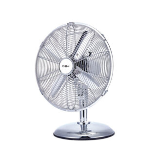 Ανεμιστήρας Επιτραπέζιος PRΤF-80579 Primo 12'' 30εκ. Μεταλλικός Χρώμιο
