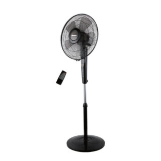 Ανεμιστήρας Ορθοστάτης PRSF-80505 Primo 16'' 40εκ. Με Τηλεχειριστήριο 5Φτερά Μαύρος