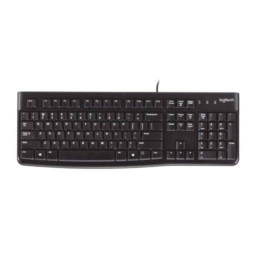 Ενσύρματο Πληκτρολόγιο Logitech K120 USB US Black