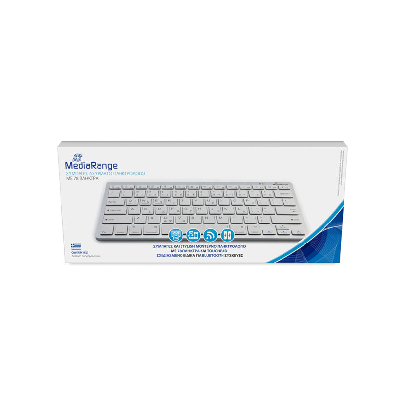 Ασύρματο Πληκτρολόγιο MediaRange Compact-sized Bluetooth