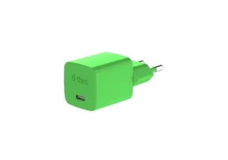 Φορτιστής TTEC SmartCharger GAN 45W PD Travel Fast Charger+ USB-C - USB-C 3A Cable Neon Green