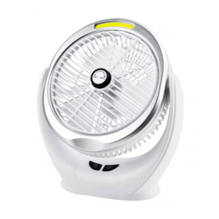 Ανεμιστήρας Επιτραπέζιος COB LED 4W Λευκός Γραφείου - Spotlight